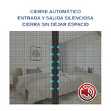Casa ventilada sin zancudos con la cortina mosquitera instalada